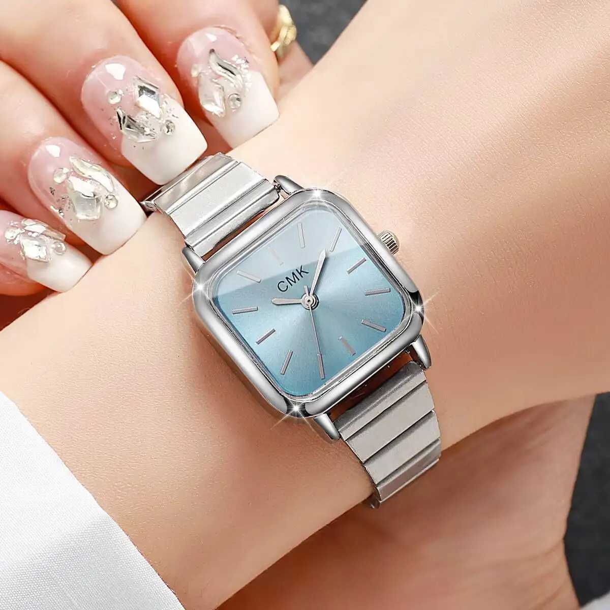 Fashion Ultra-thin Strap Women Watches Ladies Square Quartz Wristwatch Clock Reloj MujerWithout Box Y251212