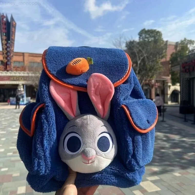 Disney The new Zootopia Judy series cute creative cartoon pattern fashion personality lightweight and large storage backpack H251212