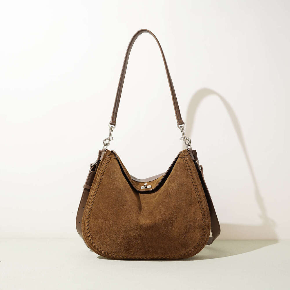 Luxury Bag Designer Shoulder Bags Totes Hobo New Niche Design Matte Cowhide Crossbody Saddle Bag Autumn Winter Large Capacity Handbag For Women