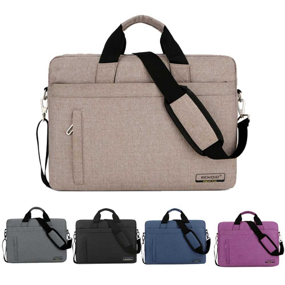 Laptop Bag 133 14 156 173 Inch Notebook Computer Case For Macbook Air Pro 13 Shoulder Handbag Men Women Waterproof BriefcaseT251212