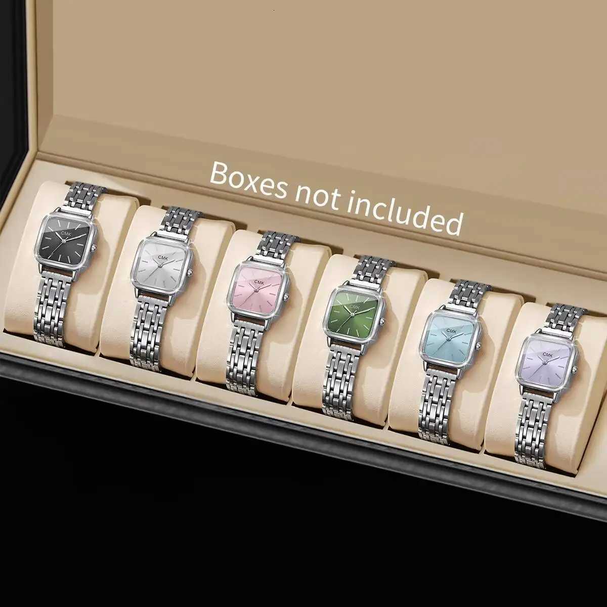 1/2/3/4/6PCS Fashion Women Watches Simple Square Dial Ladies Quartz Wristwatch Reloj MujerWithout Box Y251212