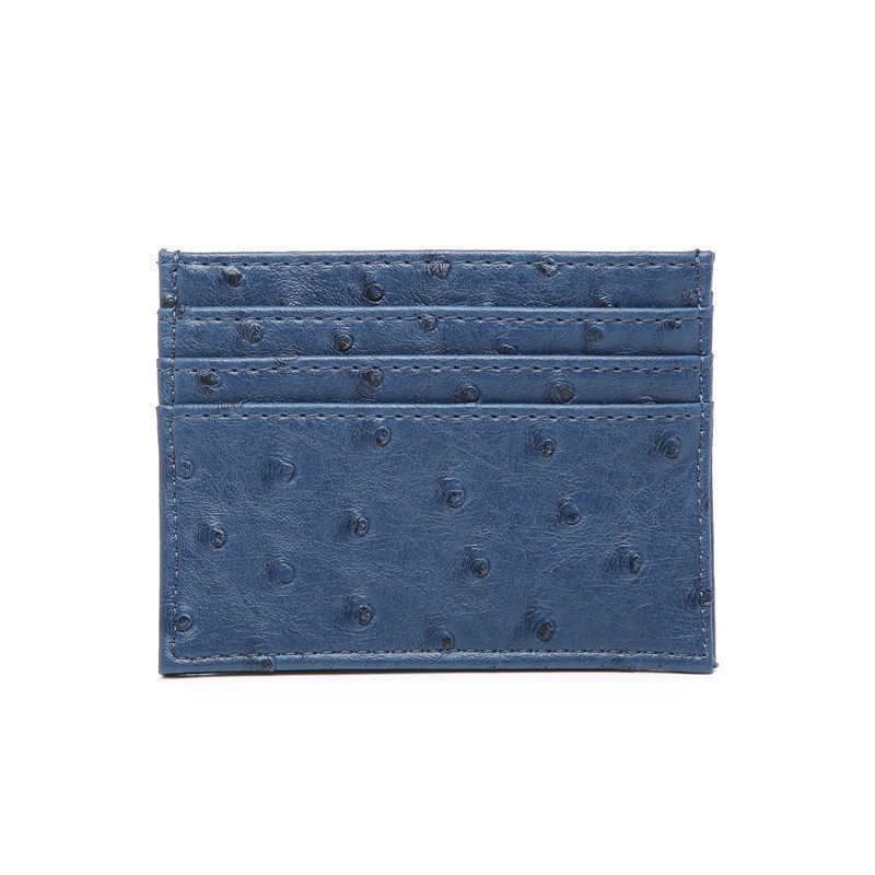 Card bag credit card bag women's multi card slot ostrich card sleeve bank card holder
