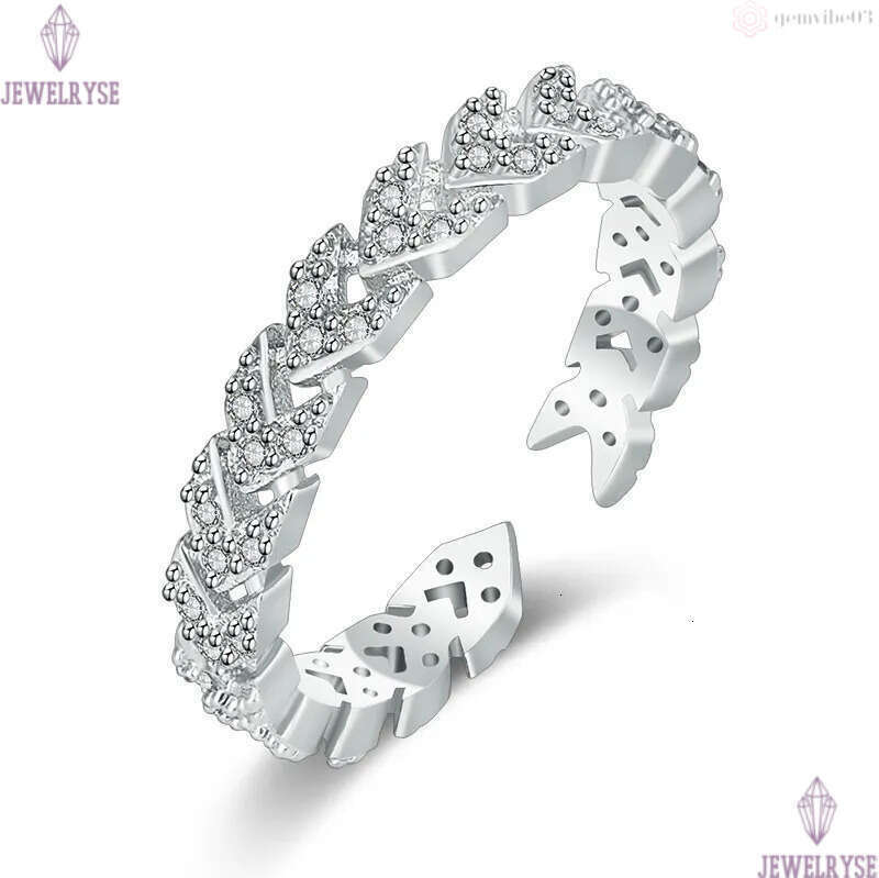 korean fashion simple CZ crystal band rings jewelry for women open ajustable triangle zircon silver rose gold elegant love ring