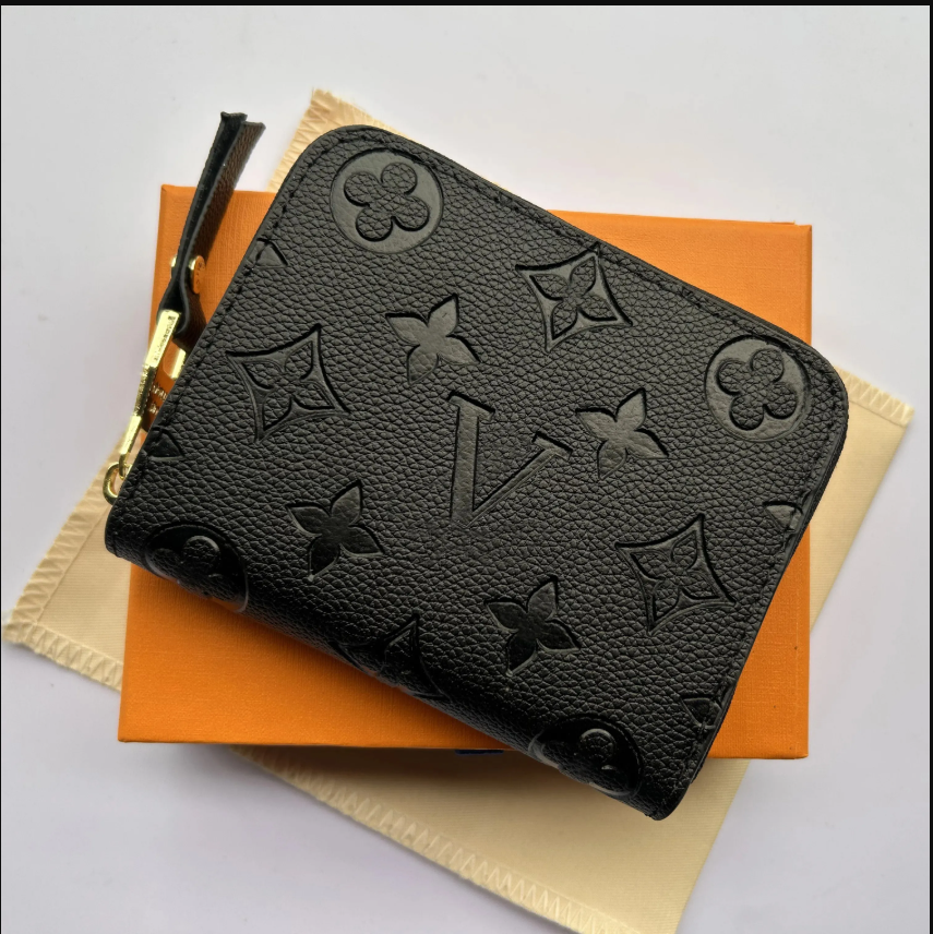 Designer Wallet Womens Mini Zippy Organizer Bag Credit Card Holder Coin Purse Key Pouch Purses Keychain Bags Clutch with Box mmj1