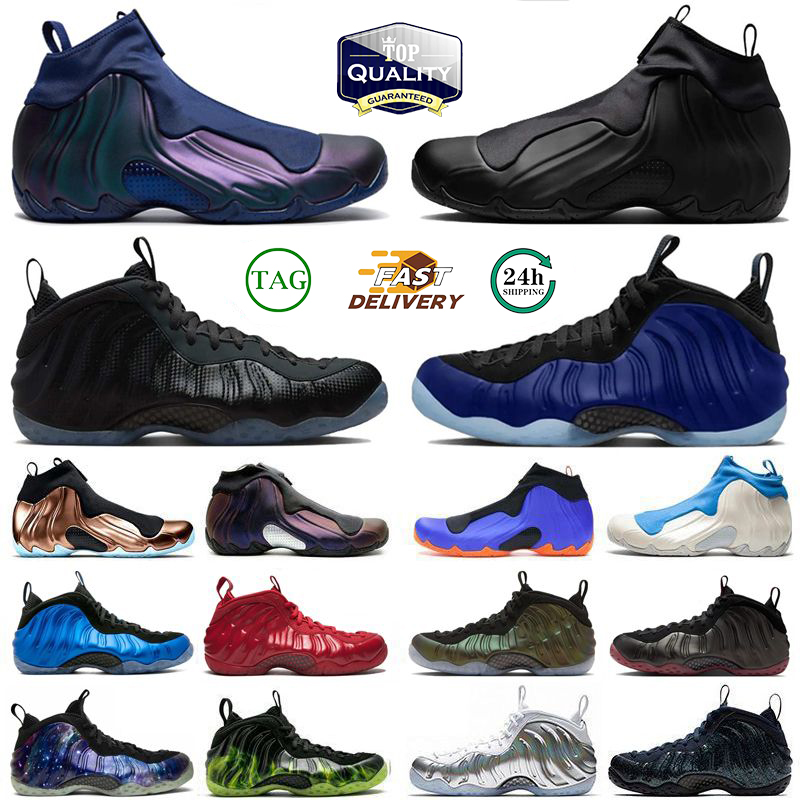 Designer foamposits One Penny Mens Basketball Shoes Deep Royal Carbon Fiber Cough Drop Red October Pine Green Galaxy ParaNorman Men trainers Sports Sneakers 40-47