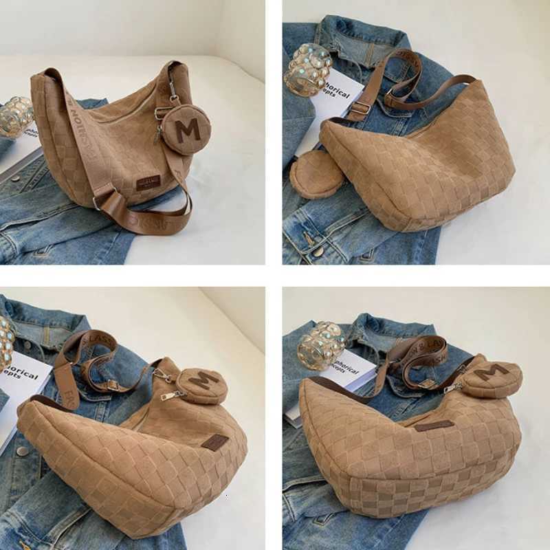 Korean Versi of White Cott Messenger Bag Fi NewWens Large Capacity Tote Bag Y251211