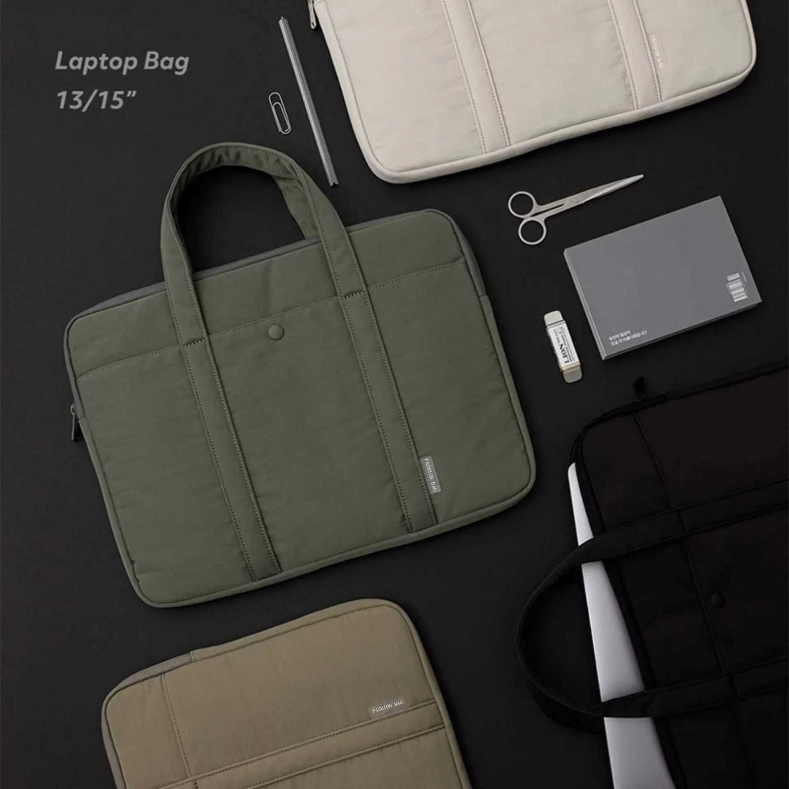 Multifunctional Portable Laptop Bag 133 14 15 156 Inch for Samsung Huawei Macbook 16 Inch Notebook Pouch Busines Document BagT251212