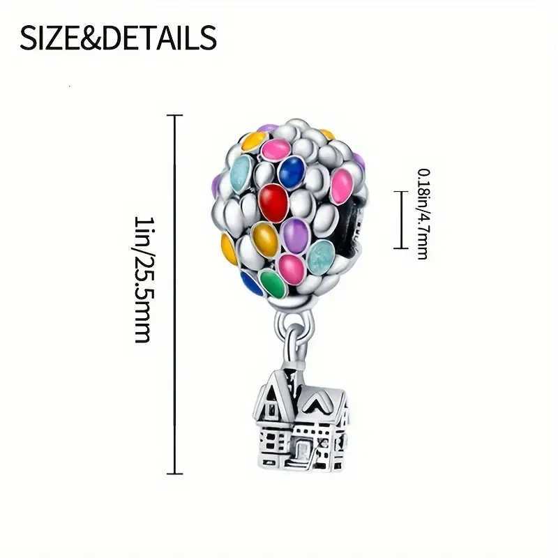 Hot S Charms Bead 925 Sterling Sier Up House Balloons Dangle Fit Bangle Bracelet Necklace DIY Jewelry Y251212