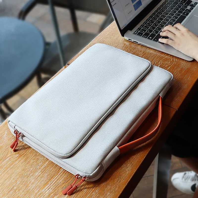 Laptop Sleeve bag 133 141 154 16 Inch Notebook Pouch for Macbook HP Dell Acer Shockproof Briefcase Travel Business Men CaseT251212