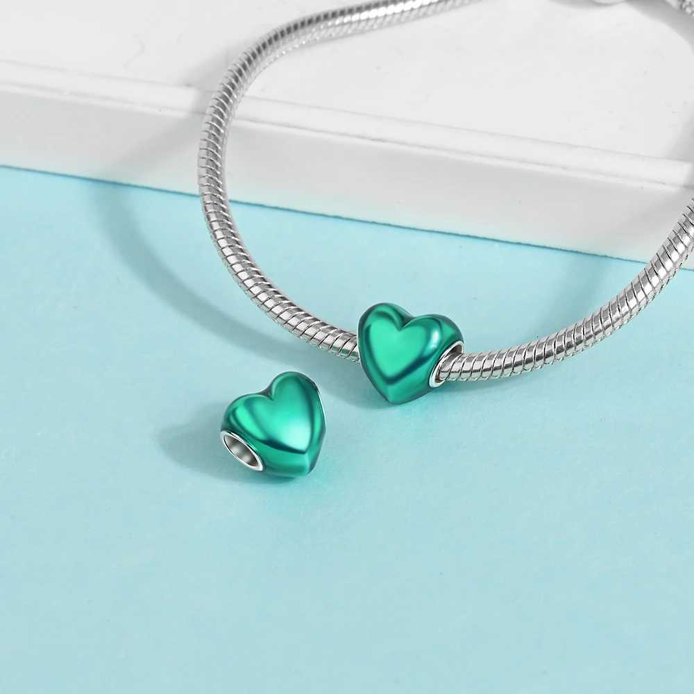 2025 New Charms 925 Sterling Sier Colorf Shine Shed Charm Beads Fit Snake Chain Bracelet Necklace Wen DIY Jewelry Y251212