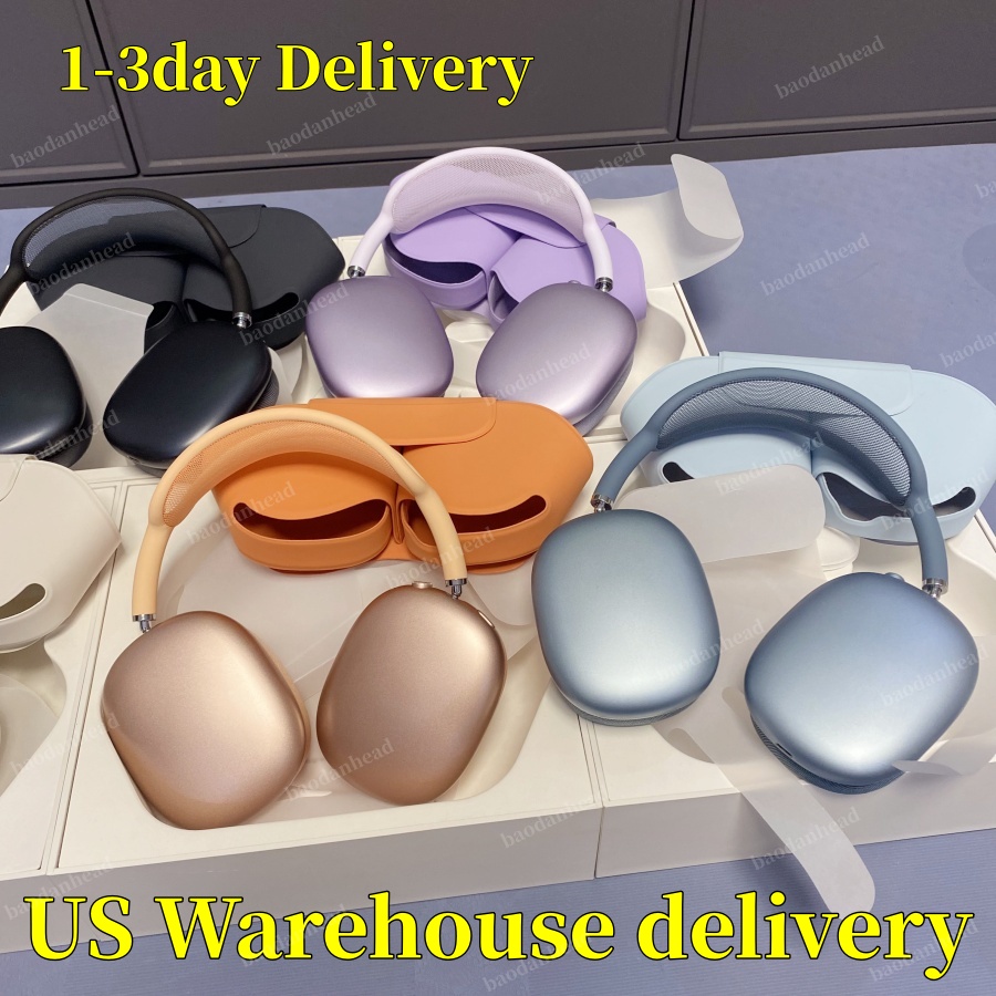 USA Delivery ANC airpods Max 2 Headphone Accessories Transparent TPU Solid Silicone Waterproof Protective case Airpodspro max 2 3 4 Headset cover Case