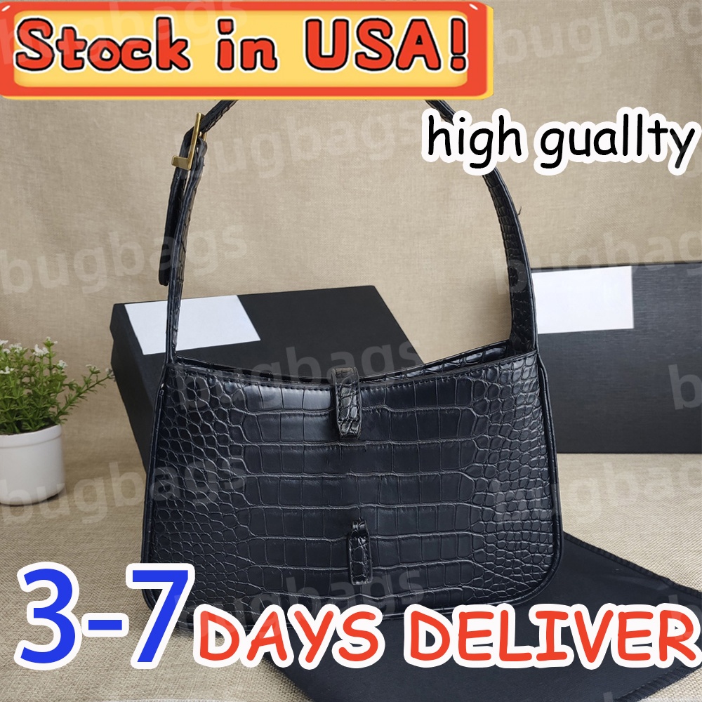 black white designer bag women clutch shoulder bag crocodile handbag purses bags designer women bag shopping cross body letter bags leather messenger with box
