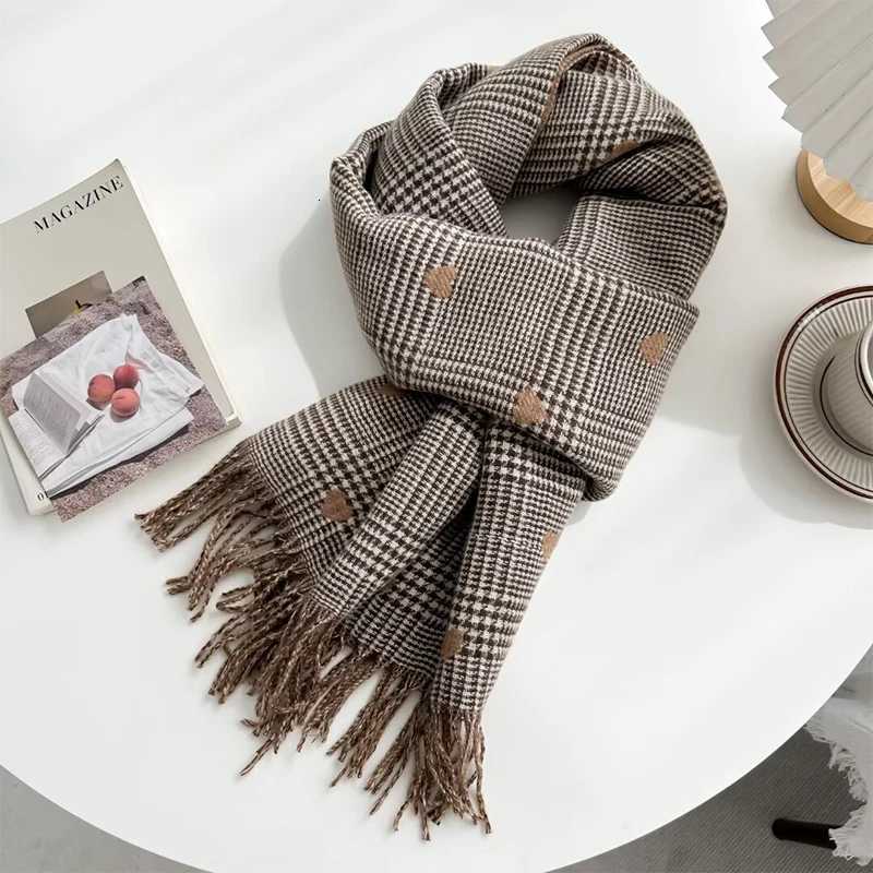 Women Winter Cashmere Scarf 2024 Plaid Pashmina Luxury Bohemia Shawls and Wraps Bufanda Hijab Stoles Echarpe Warm Blanket Y251211