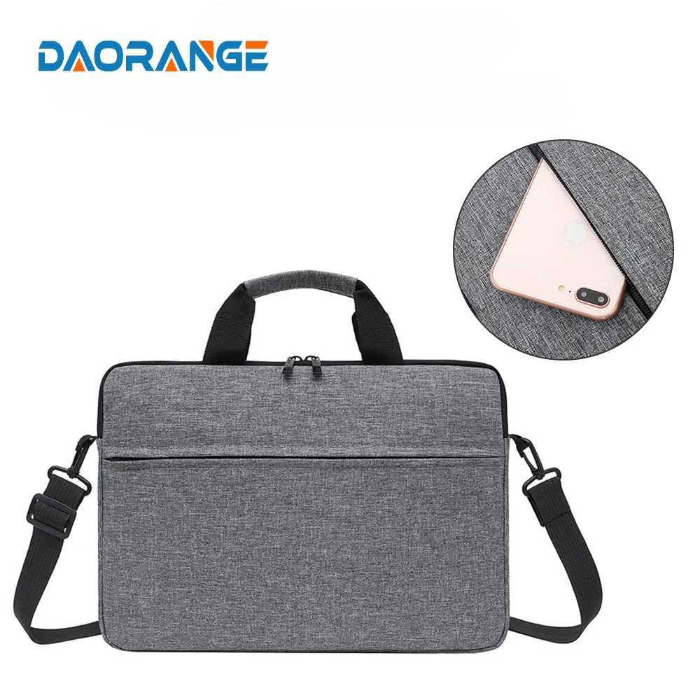 Laptop Bags Carrying Case for 13-15 inch Laptop and Tablet Shoulder Strap Durable Water-Repellent Fabric Business Casual SchoolT251212