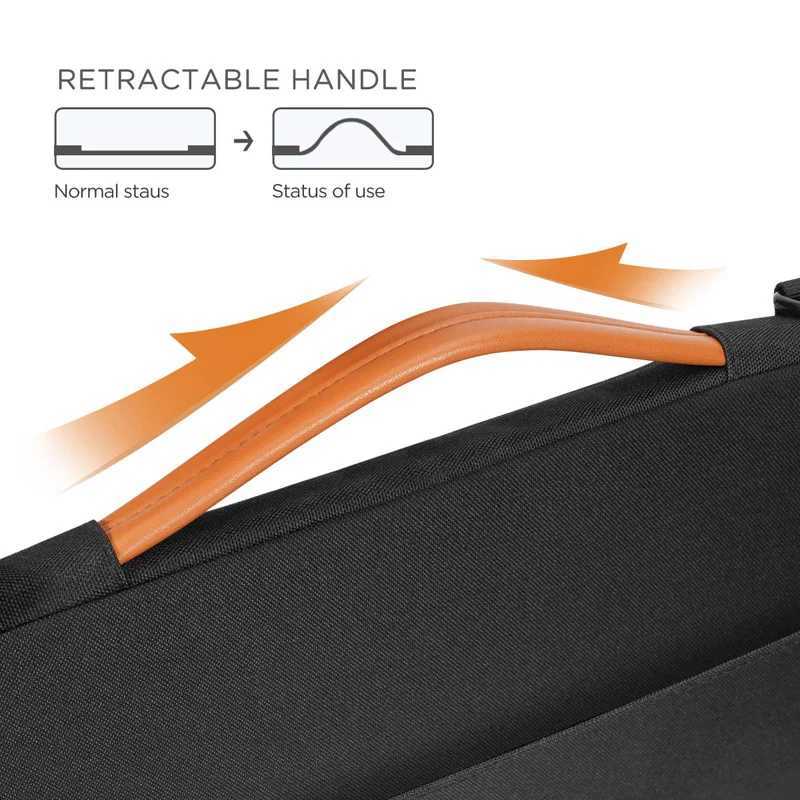 NIDOO Laptop Bag Shoulder Bag Handbag for 13 14 156 Inch Waterproof Notebook Case For Macbook Air M1 M2 Pro ThinkPad BriefcaseT251212