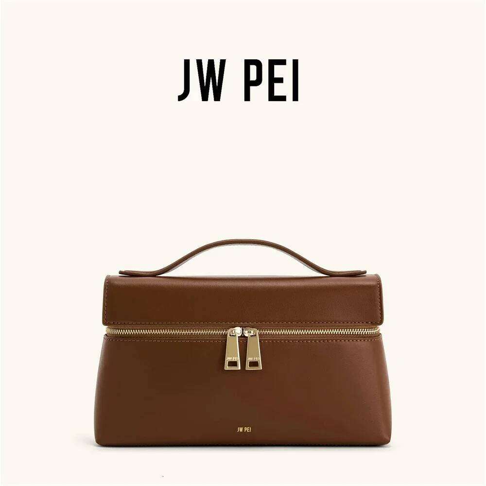 JW PEI spring, lunchbox shoulder crossbody new ladies handbag commuter fashion genuine leather bag female ,top handles