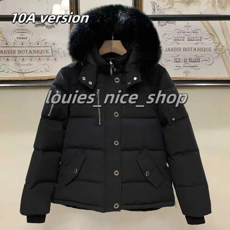 2026 10A moode knucle Men's Winter Down Jackets outdoor leisure coats windproof overcoat Waterproof snow proof puffer Thick real wolf fur Jacket mose knuckel 2d4