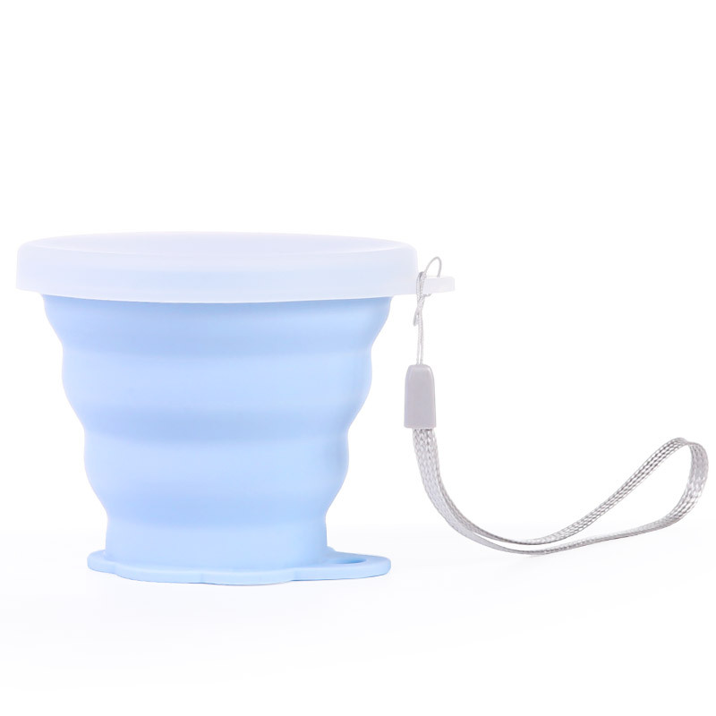 American style coffee portable outdoor travel companion foldable silicone water kettle compressed pocket cup 350ML-375ml Z260313