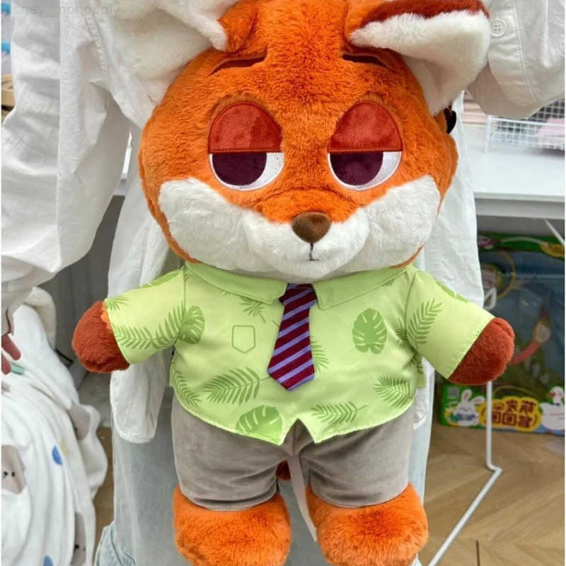 Disney New Zootopia Judy Nick Plush Backpack Cute Cartoon Ladies Backpack Couple Backpack for Cosplay Costumes Accessories Gift H251212