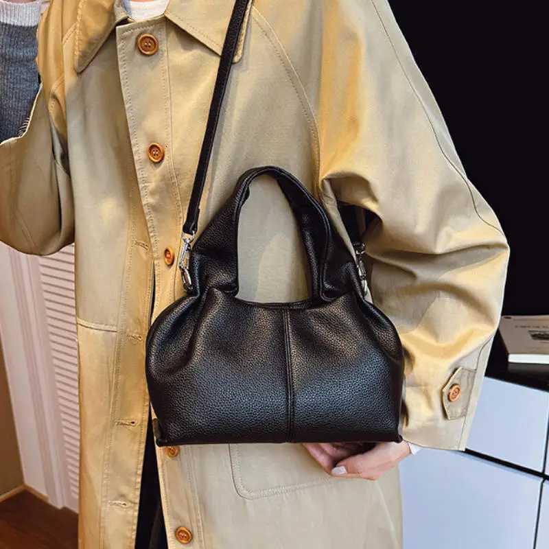 French Luxury Cloud Bag Wen Minimalist Ruched Design Shoder Bag Premium Elegant Crossbody Bag Magnetic Clasp Brand Handbag Y251211