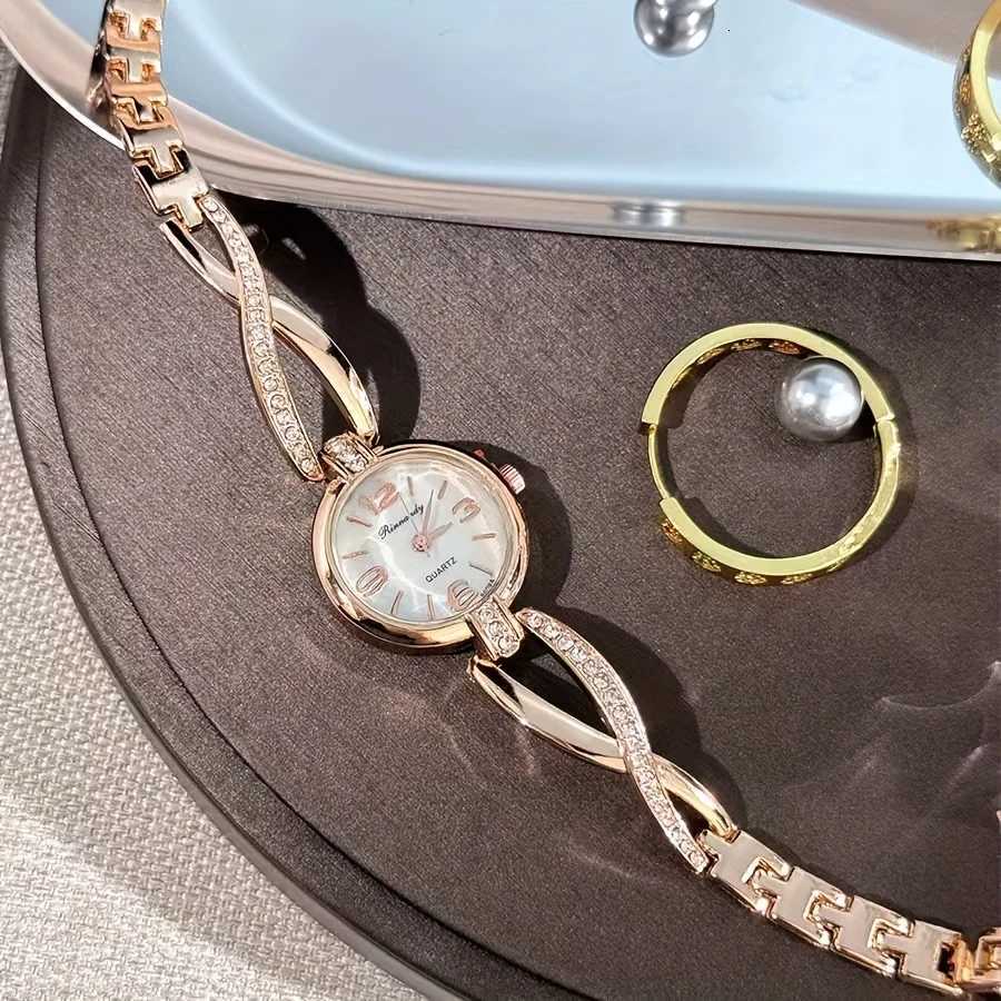 Elegant Womens Quartz Watch Fashion Arabic Dial Ladies Bracelet Wristwatch Reloj Mujer Girls Clock Gift Y251212