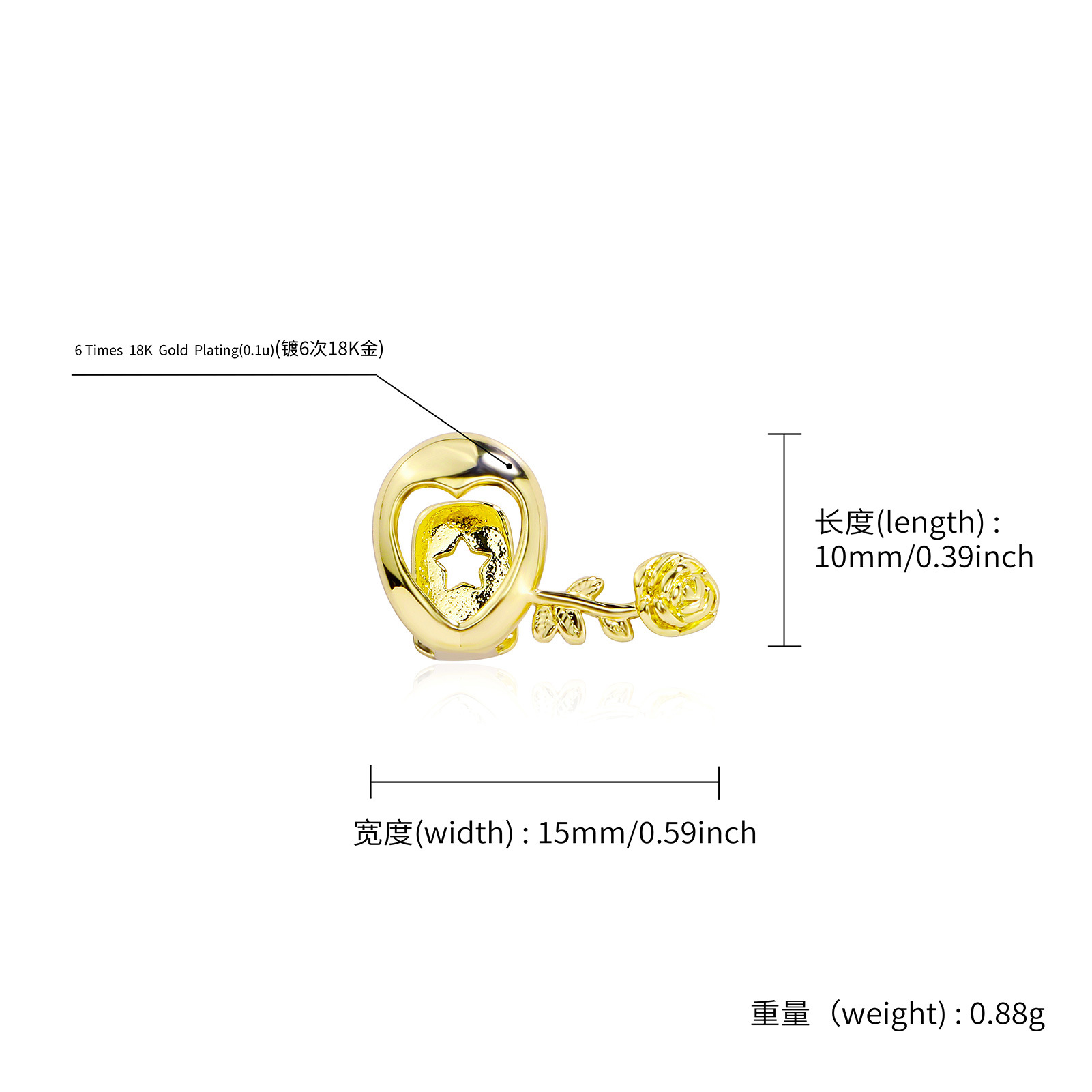 18K Real Gold Double Teeth Grillz Braces Plain Punk Hip Hop Dental Mouth Fang Grills Tooth Cap Cosplay Halloween Costume False Vampire Rapper Jewelry 