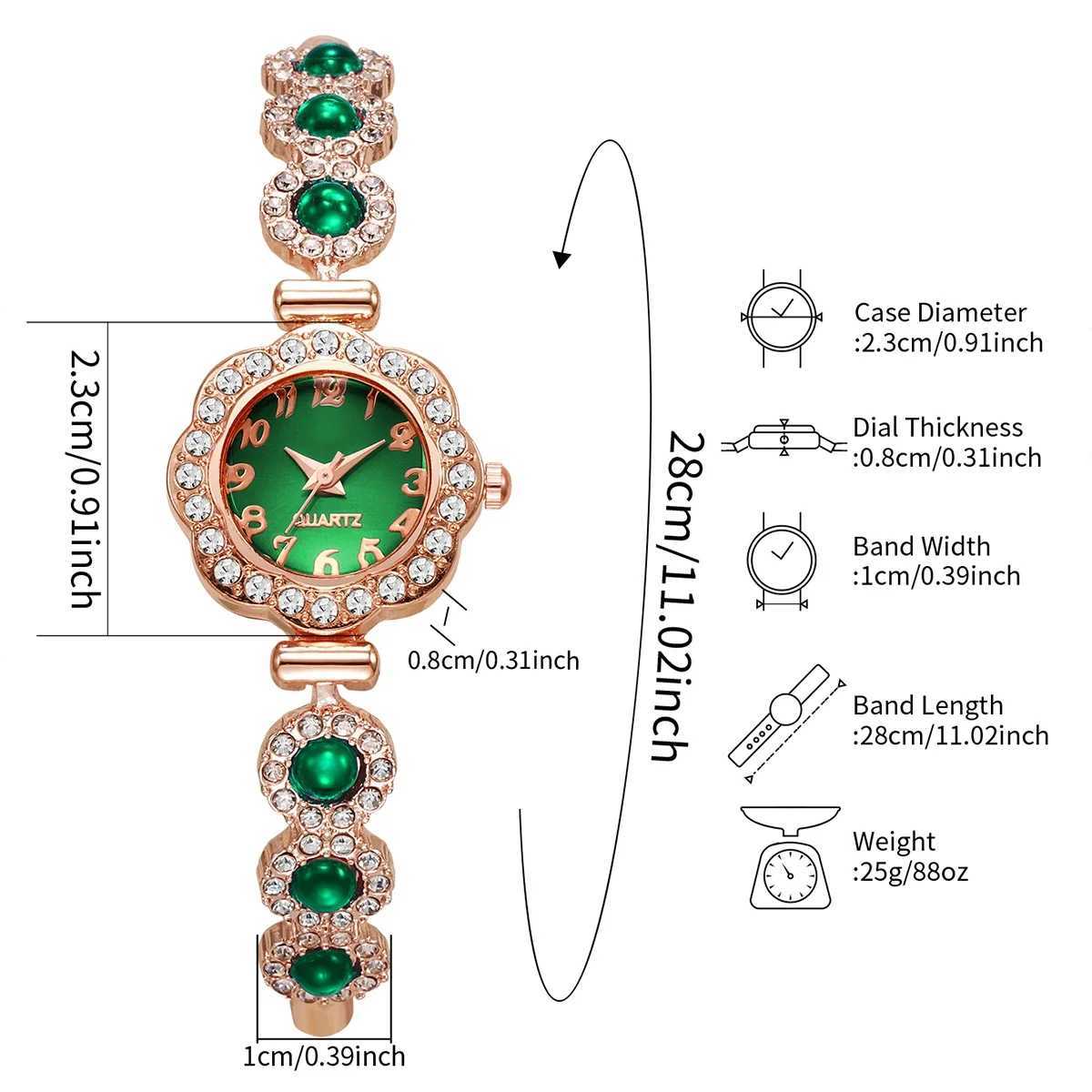 Elegant Rhinestone Women Watches Fashion Ladies Bracelet Strap Quartz Wristwatch Reloj Mujer Girls Clock Gift Without Box Y251212