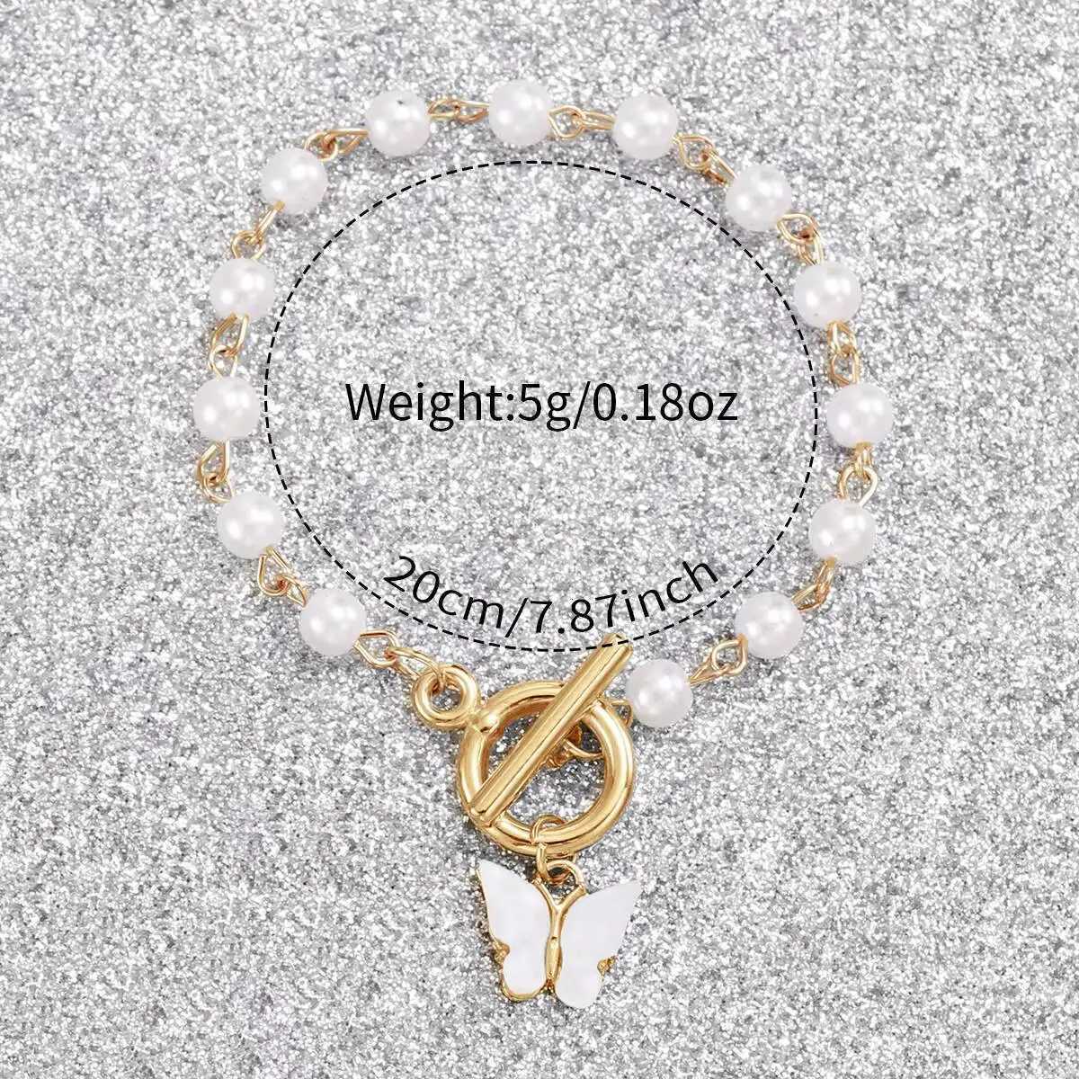 2PCS/Set Fashion Square Women Watches Casual Leather Strap Quartz Wristwatch Pearls Butterfly Bracelet Set Reloj Mujer Y251212