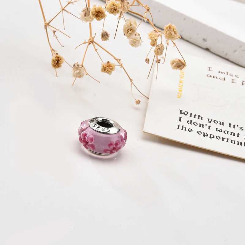 2025New wer Murano Charm Beads Dangle Fit Sier Bracelet Necklace Beads For Diy Jewelry Wen Gift Y251212