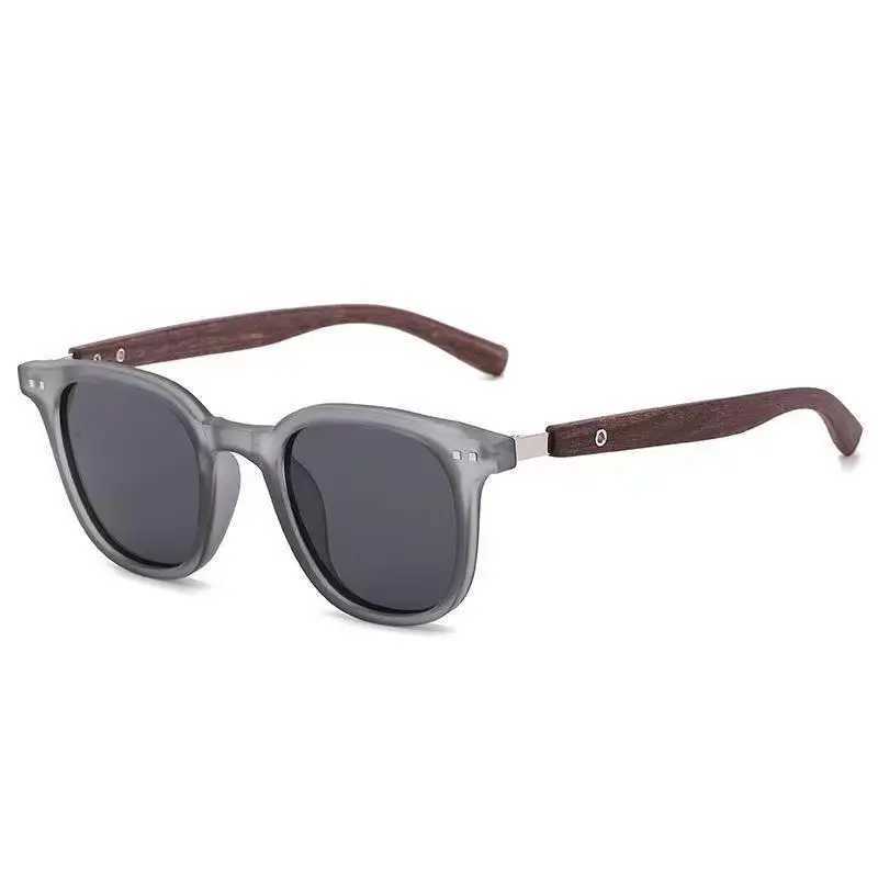 Trendy Retro Wood Grain Sunglasses for Women and Men New Square Frame Sun Glasses UV Protection Cycling Eyewear Outdoor Street G251212