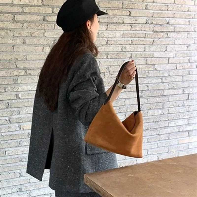 Faux Suede Tote Bag Solid Color Handbags Shoder Bags Casual Suede Handbag for Wens Party Date Shopping and Work Y251211
