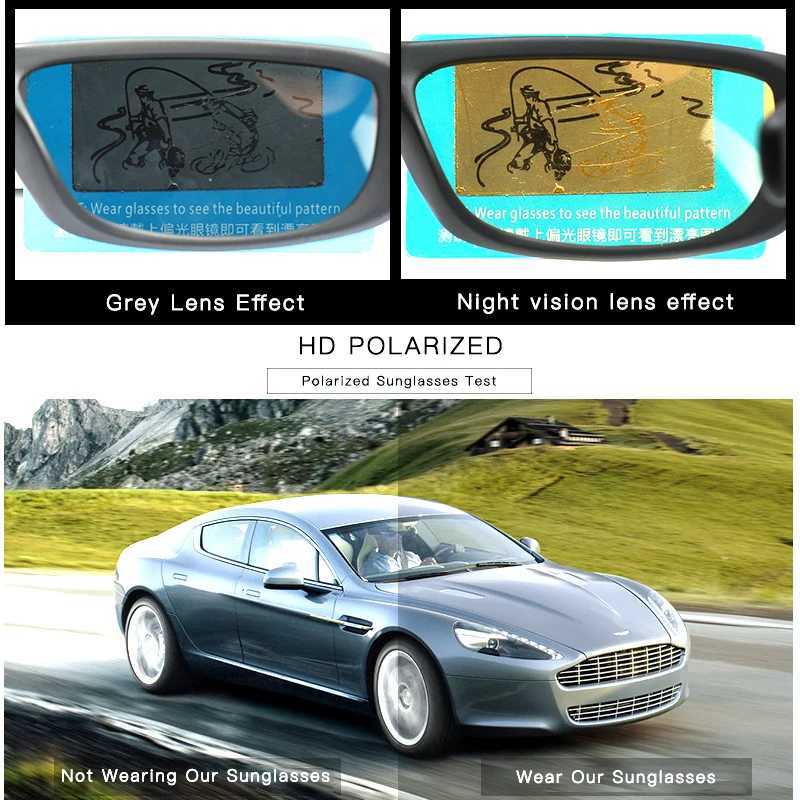 2024 Fashion Polarization Cycling Sunglasses Retro Sport Fishing Glasses Men Women Lightweight Driving Cycling Running UV400 G251212