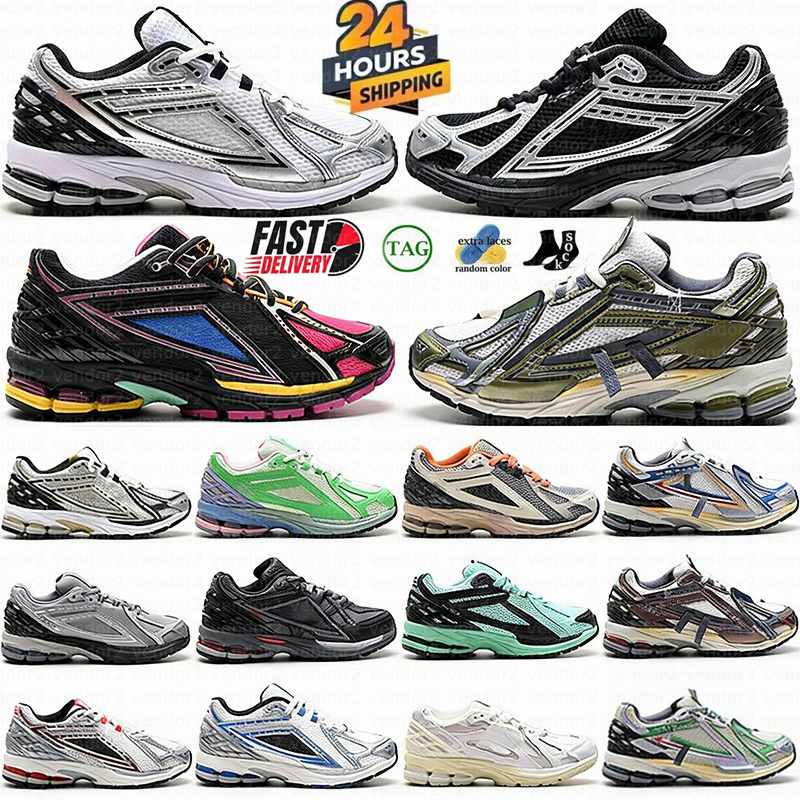 Athletic Designer 1906 Running Shoes Neon Nights Silver Metallic Gold Protection Pack White Tan Pink Green Grey Men Women Beige Trainers