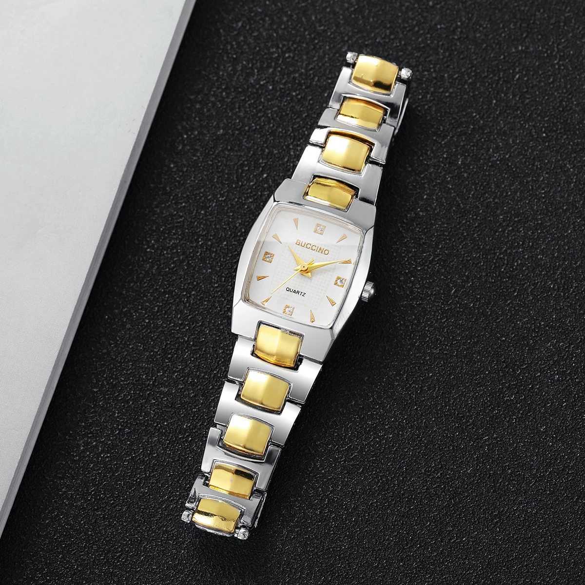 Fashion Square Dial Women Watches Luxury Rhinestone Ladies Quartz Watch Girls Clock Reloj Mujer Without Box Y251212