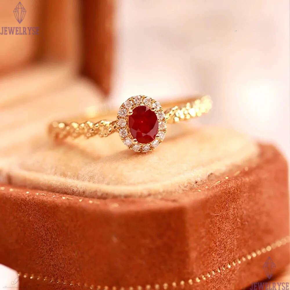S925 sterling silver retro vintage oval designer ring for women girls 18k gold shine cz zircon red crystal stone charms elegant wedding engagement rin