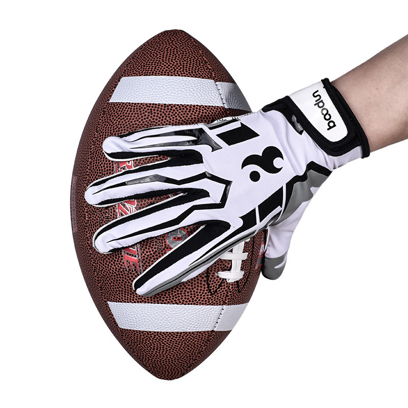 Sports Gloves Non Slip Youth Kid American Football Gloves Receiver Soccer Goalkeeper Glove S M L XL Boys Girls 5-14 years old Drop 220924