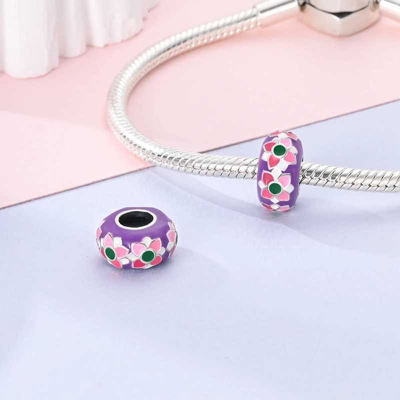New Charms Beads 925 Sterling Sier Purple Cat Dog S Snake Pendants Fit Bracelet DIY Wan Jewelry Y251212