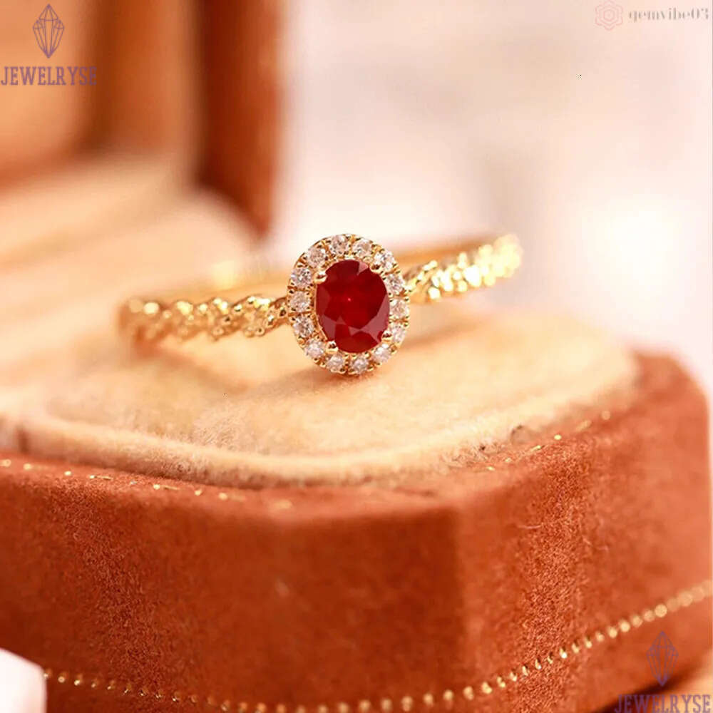 S925 sterling silver retro vintage oval designer ring for women girls 18k gold shine cz zircon red crystal stone charms elegant wedding engagement rin