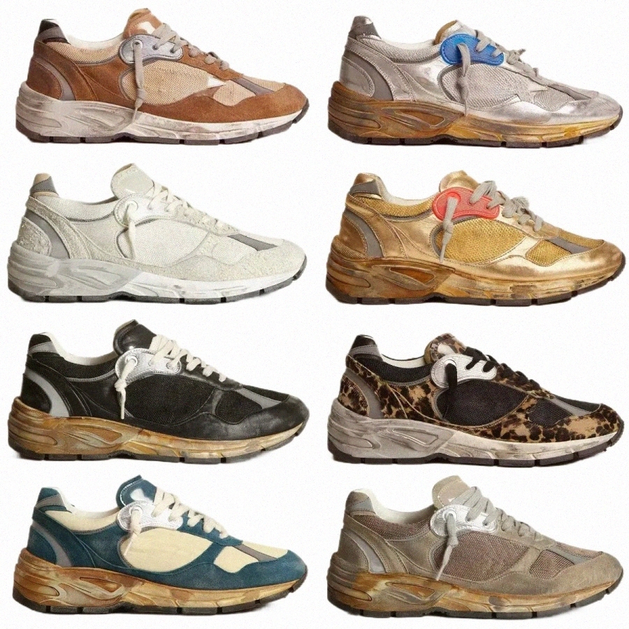 doodle shoe Designer Trendy New Golden Star Platform SneakersClassic Doodle Style Fashion Sports Shoes in Black and White Leather top