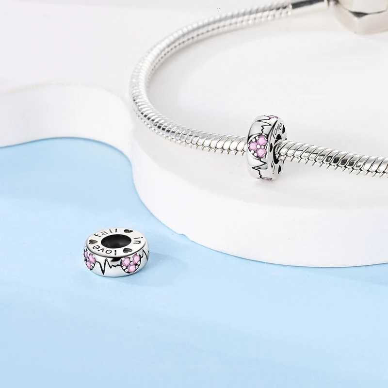 100 925 Sterling Sier Sile Spacer Stopper Beads Charms Jewelry Fit 925 Bracelet For Wen DIY Gift Party Y251212