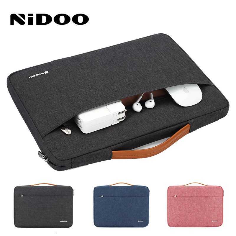 NIDOO Handbag Laptop Bag 116 13 14 156 Inch For Xiaomi MacBook Air Pro 13 Sleeve Case Cover Computer Notebook BriefcaseT251212