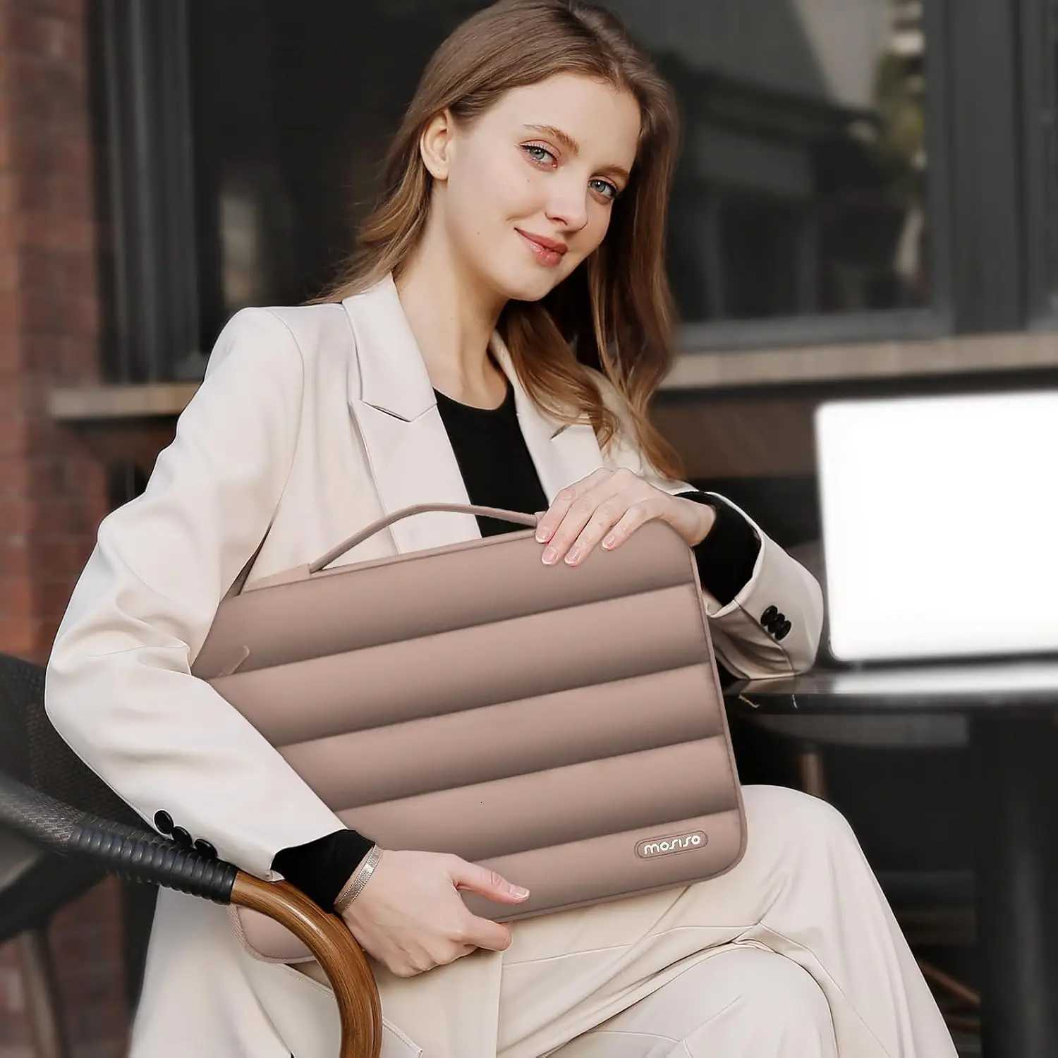 Laptop Sleeve Bag for MacBook Air Pro 13 14 15 16 inch M1 M2 M3 Office Travel Computer Handbag Women Men Notebook Carrying CaseT251212