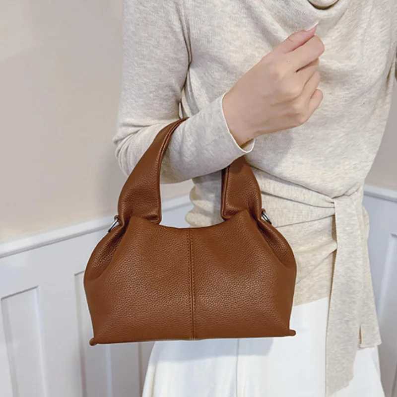 French Luxury Cloud Bag Wen Minimalist Ruched Design Shoder Bag Premium Elegant Crossbody Bag Magnetic Clasp Brand Handbag Y251211