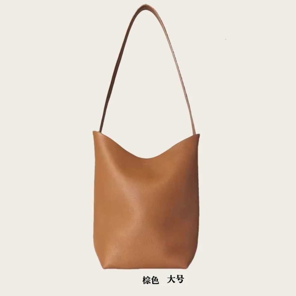 Bucket bag large capacity lychee patter cmuting tote bag ly simple shoder tote bag Y251211