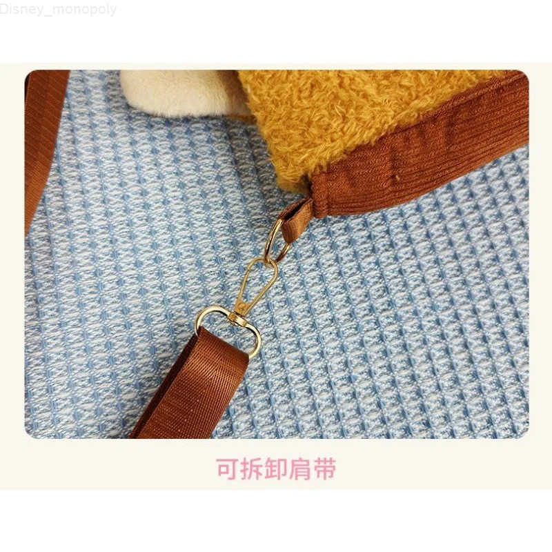 Disney Fashion High Quality Plush Cartoon Chichititi Student Shoulder Bag Multi functional and Versatile Diagonal Cross Bag H251212