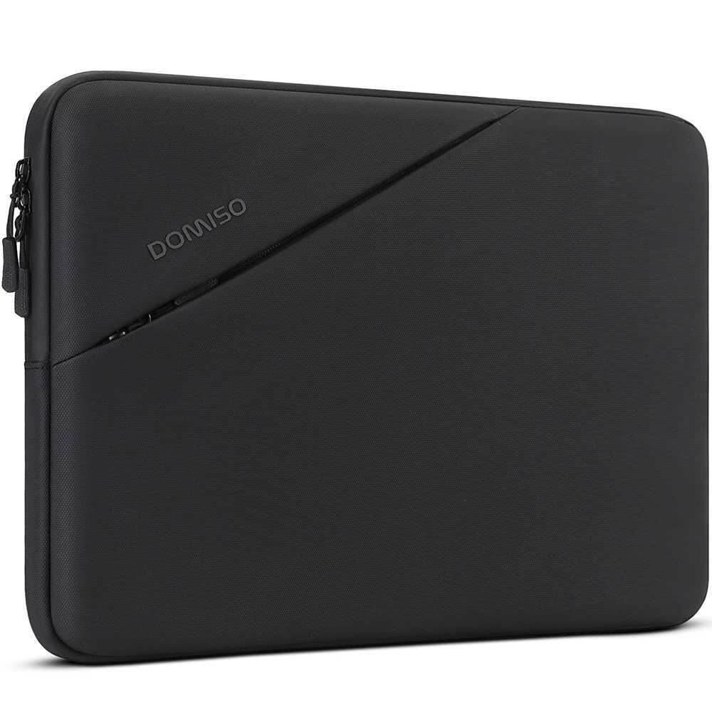 DOMISO 14 156 17 inch Laptop Sleeve Bag Shockproof Protective Carrying Case Water-Resistant Handbag with Accessory PocketT251212