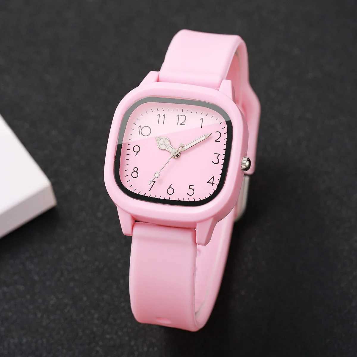 3PCS/Set Ladies Silicone Strap Watch Fashion Arabic Dial Women Quartz Watches Girls Clock Reloj MujerWithout Box Y251212