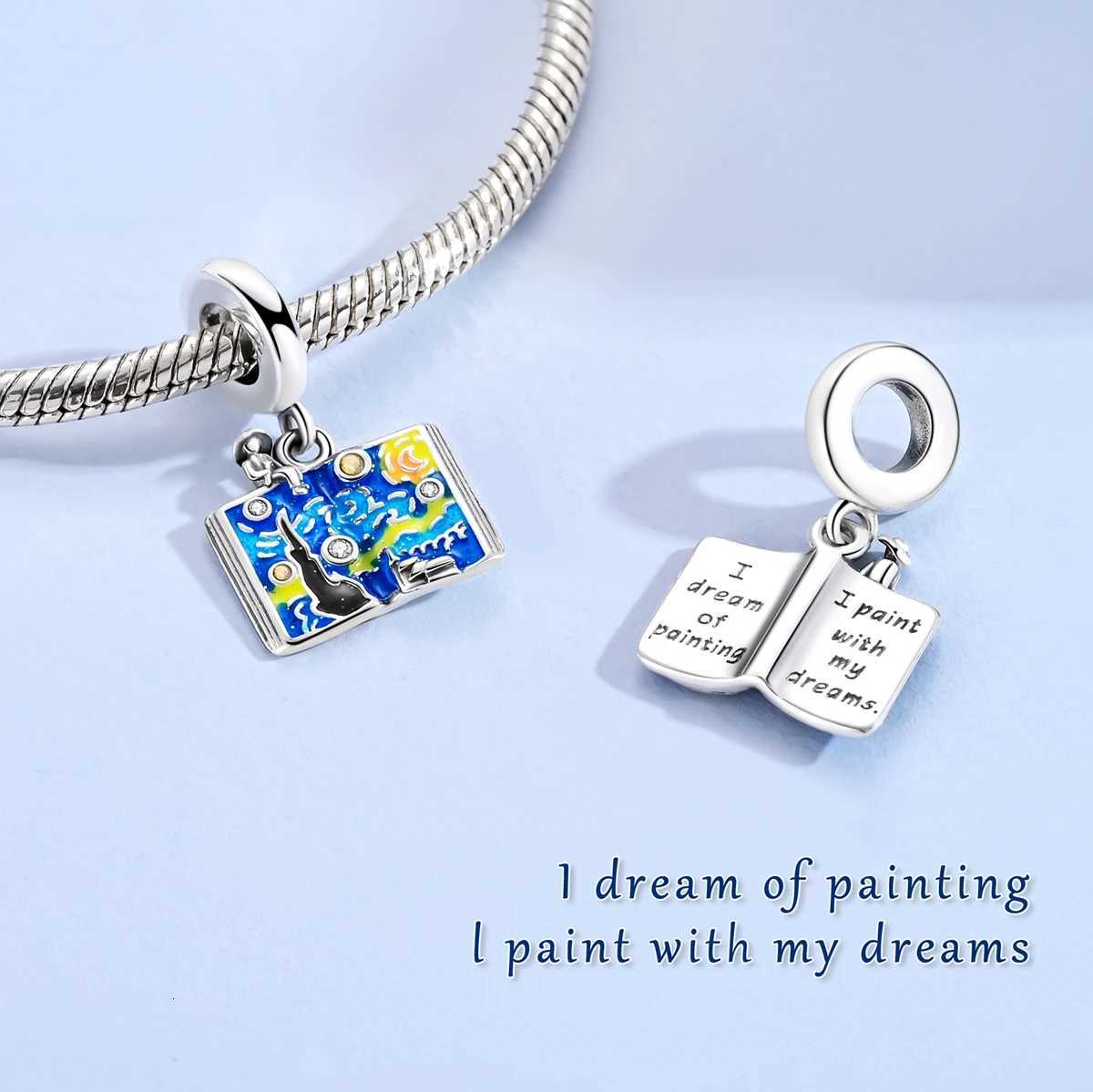 925 Sier Charms Star Dreat Janese Cture Beads Fit Bracelet Diy Wan Jewelry Y251212