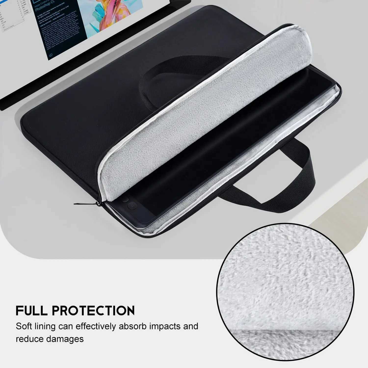 UPERFECT Laptop Sleeve Bag 22inch For Monitor Notebook Tablet With Large Capacity Durable Handle-Waterproof Accessory StorageT251212