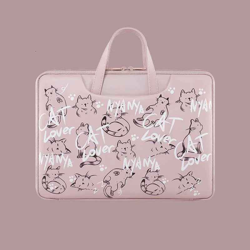 Cute Laptop Bag 133 14 15 156 Inch Waterproof Shockproof Notebook Case For Macbook Air Pro 136 16 Dell Xiaomi Huawei HandbagT251212